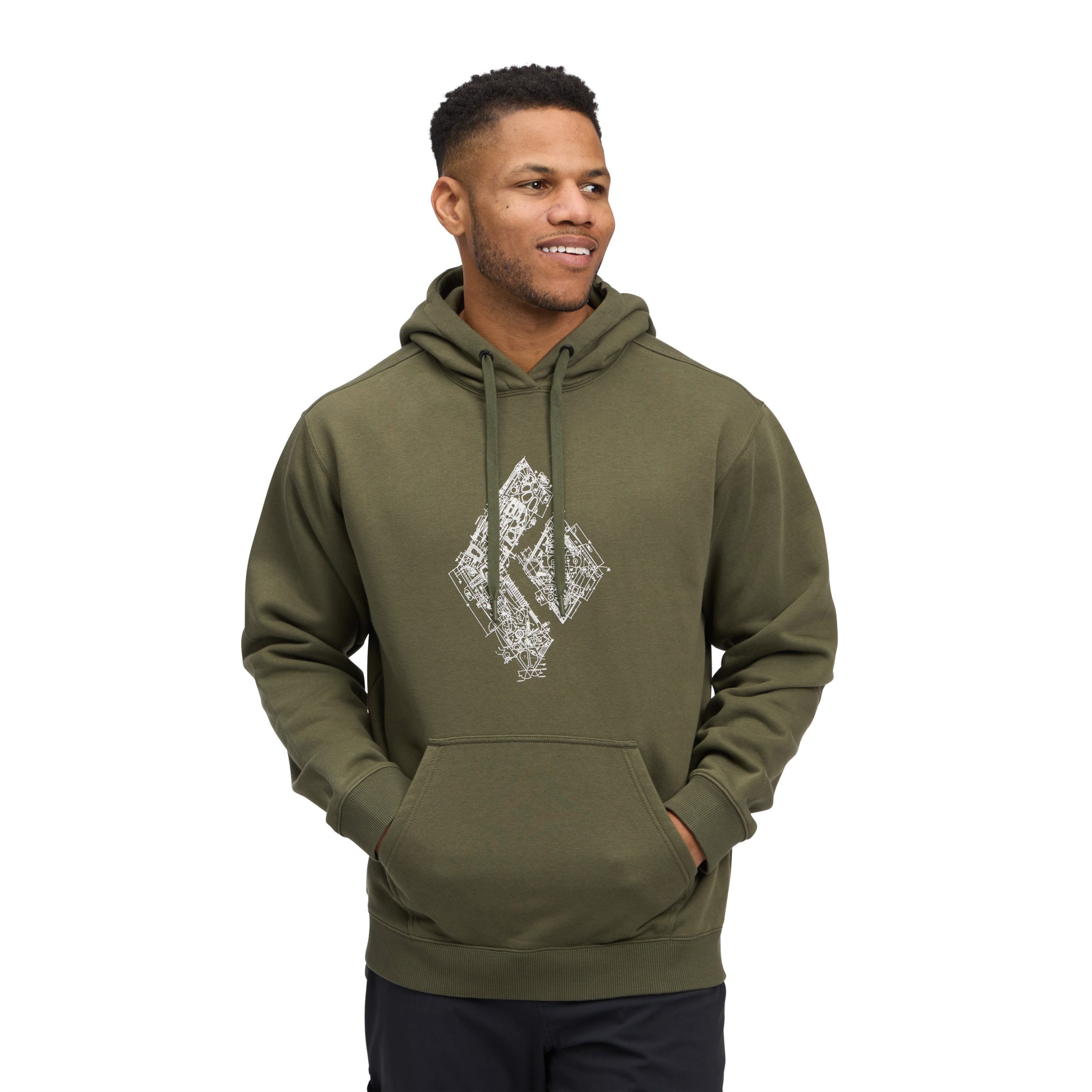 Men's Engineered Diamond Pullover Hoody - Image 7