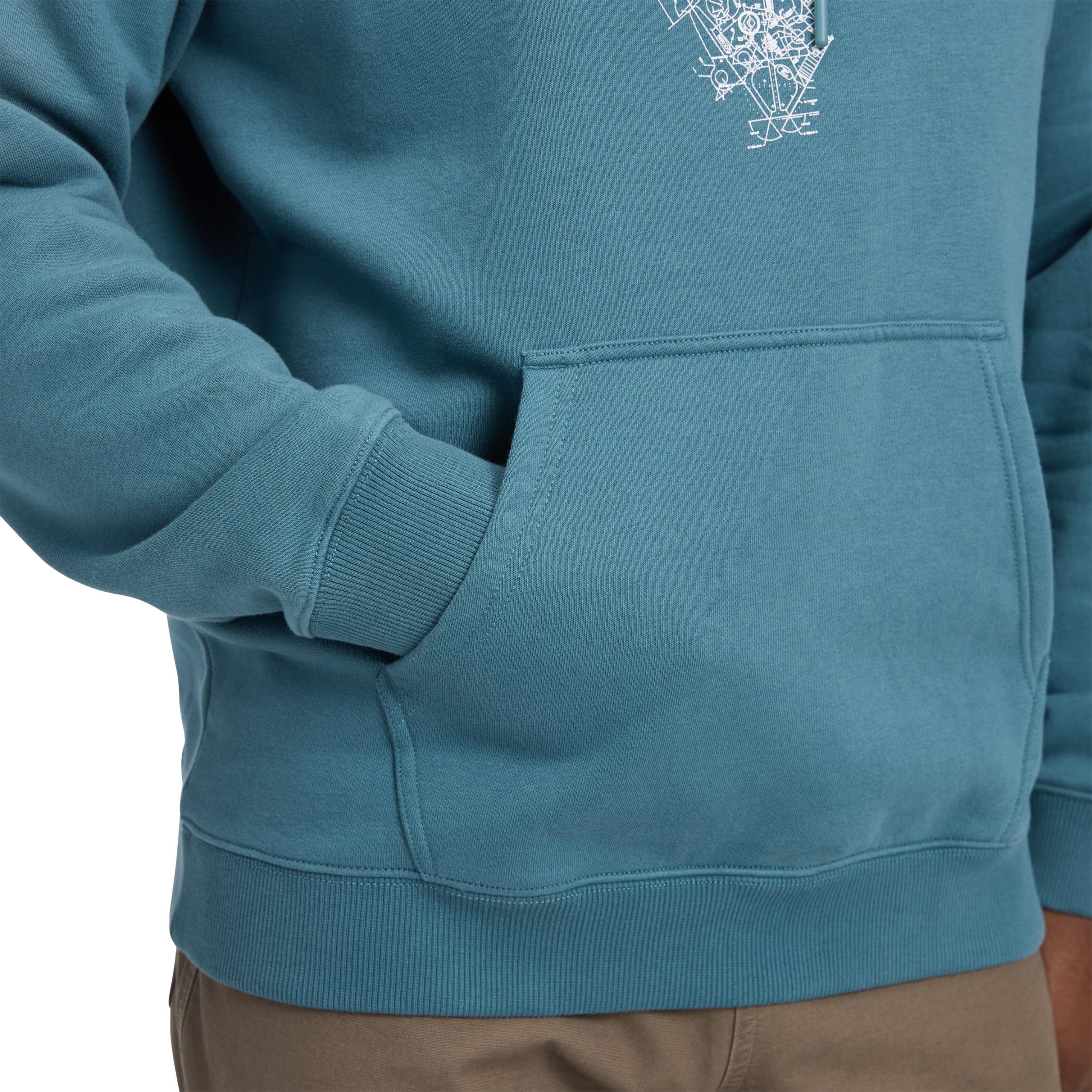 Men's Engineered Diamond Pullover Hoody - Image 15